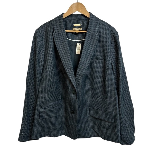 Talbots Jackets & Blazers - Talbots Italian Wool Blazer Jacket Size 24W NWT